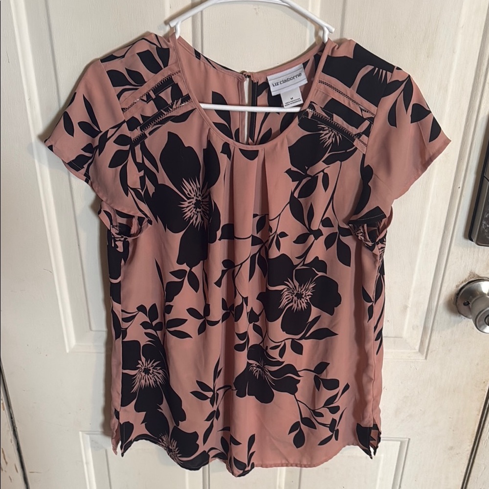 Women's Pink Floral Top
